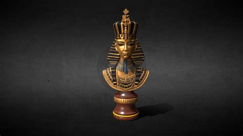 egyptian pharaoh 3d model by rishav saha saharishav258 [1fd1917] sketchfab