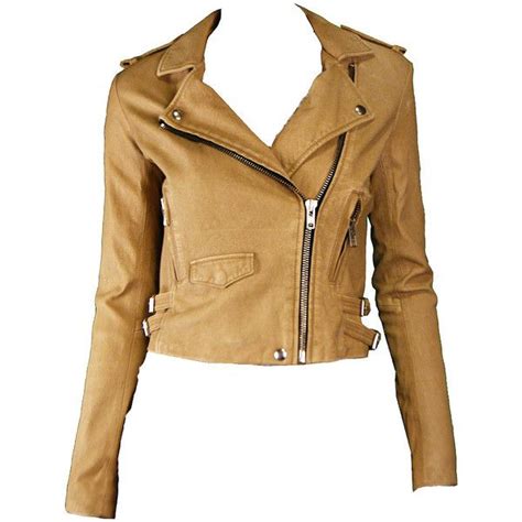 Iro Beige Leather Ashville Perfecto Moto Jacket 1148 Liked On