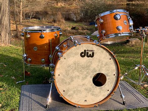 Dw Collectors Series Pure Cherry Hvlt Drum Set 121622 Reverb