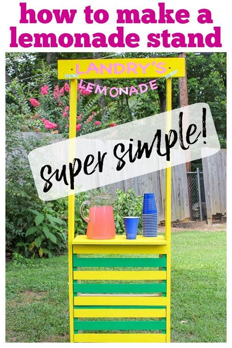 We did not find results for: DIY Lemonade Stand: Super Easy to Build Kids Lemonade ...