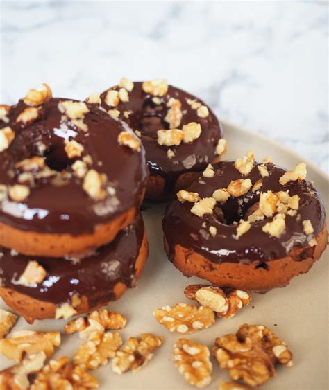 Receta De Mini Donuts De Chocolate Y Nueces A Fuego Lento
