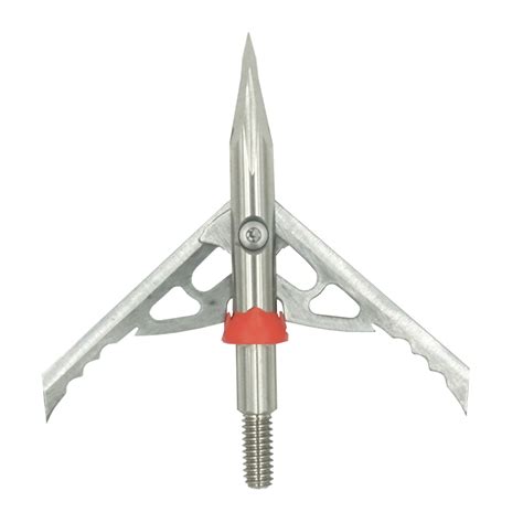 Rage Crossbow Broadheads Blade Expandable Cut Hypodermic Trypan Grain Pack R