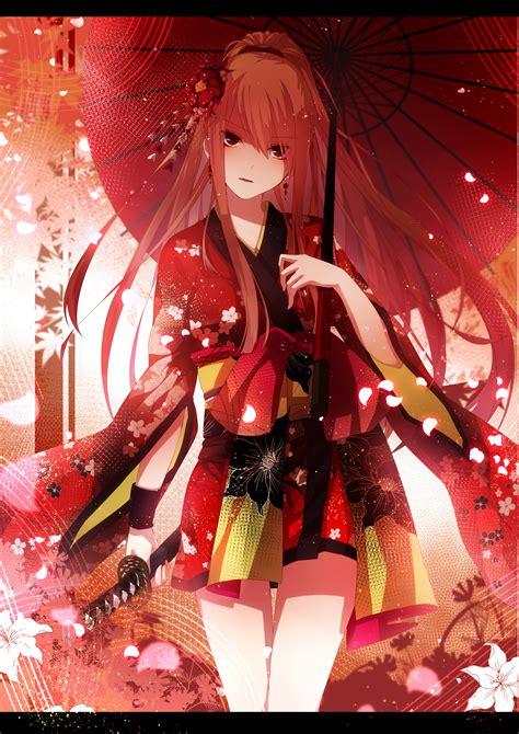 Yukata Anime Girls Original Characters Traditional Clothing Wallpaper