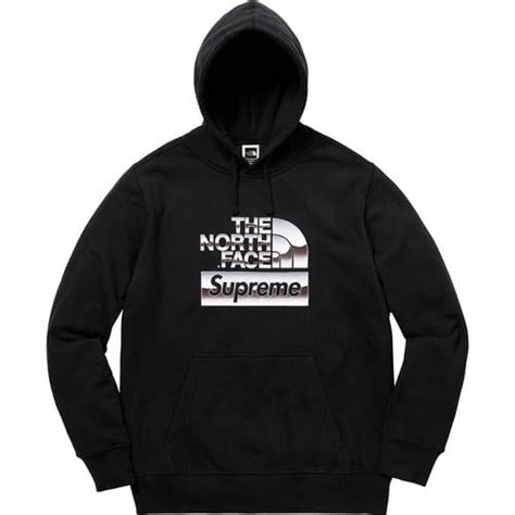 The North Face Metallic Logo Hooded Sweatshirt Spring Summer 2018