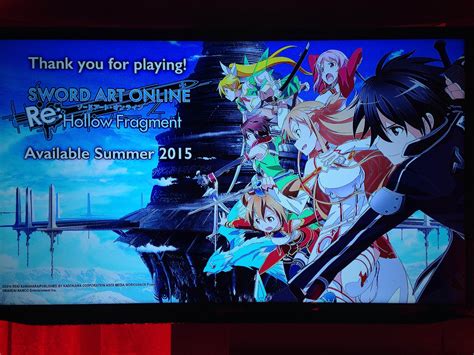 To say the most would probably take a while. E3 2015: SAO Re: Hollow Fragment is Definitely a Vita Port ...