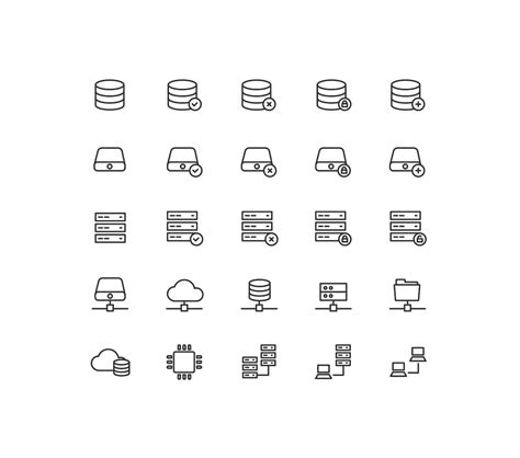 Free Database Icons Ai