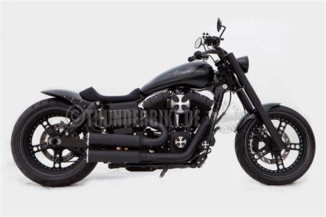 Requires custom mounting of taillight and license plate mount. Rear fender Dyna 260 GFK for Dyna 06-later at Thunderbike Shop