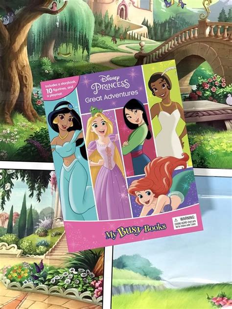 Disney Princess Great Adventures My Busy Book 興趣及遊戲 書本 And 文具 小朋友書