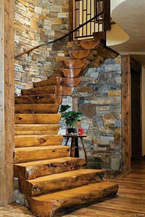 Pin By Lisa Smith On Cool Stairs Rustic Staircase Rustic Stairs