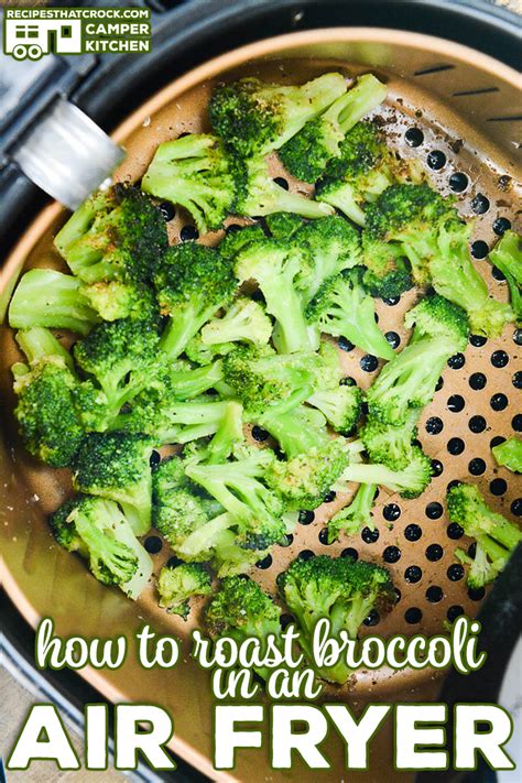 And sadly, when boiled on the stovetop, that's exactly what happens sometimes. How to Roast Broccoli in an Air Fryer - Recipes That Crock!