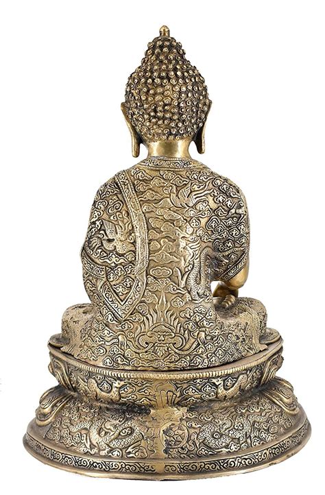 Lord Buddha Brass Statue Astmangal Buddhism Idol Feng Shui Etsy