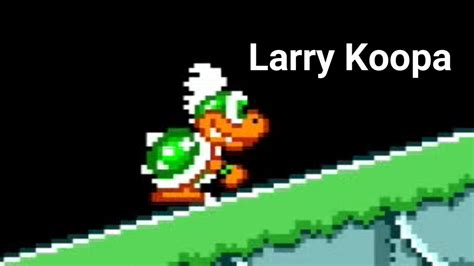 Super Mario World Larry Koopa Battle Youtube