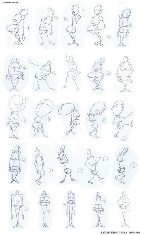 How To Draw Cartoon Characters By Bert Van Eeckhout Cartoon