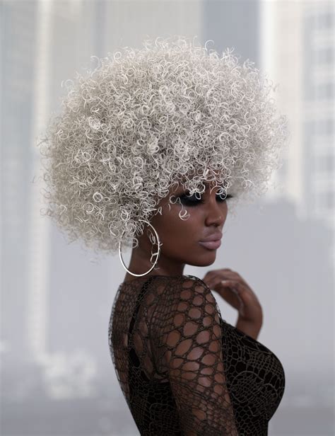 Big Afro Hair For Genesis 3 And 8 Daz 3d