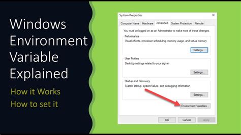 Environment Variables Windows 10 How It Works And How To Set It