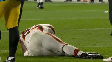 Escalofriante lesión de Nick Chubb jugador de los Cleveland Browns