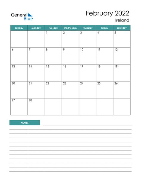 Calendar 2022 Ireland Printable Calendar Printables Free Blank