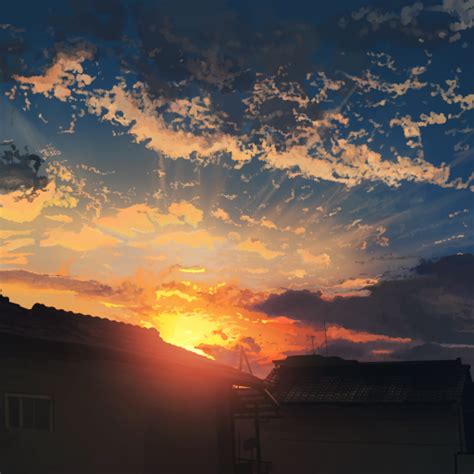 Anime Sunset Pfp By Banishment