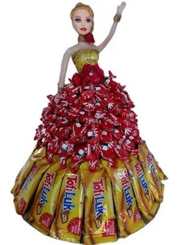 Caramel Redyellow Chocolate Doll Bouquet For T At Rs 550piece In Pune