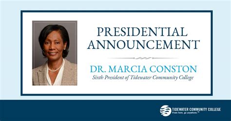 Marcia Conston Announced As Next President Of Tidewater Community