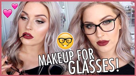 makeup for glasses and hacks 5 pairs of glasses try on glasses makeup how to wear makeup