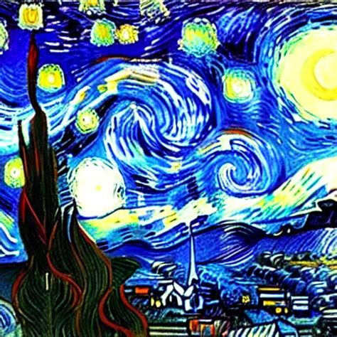 The Starry Night By Salvador Dalí Stable Diffusion