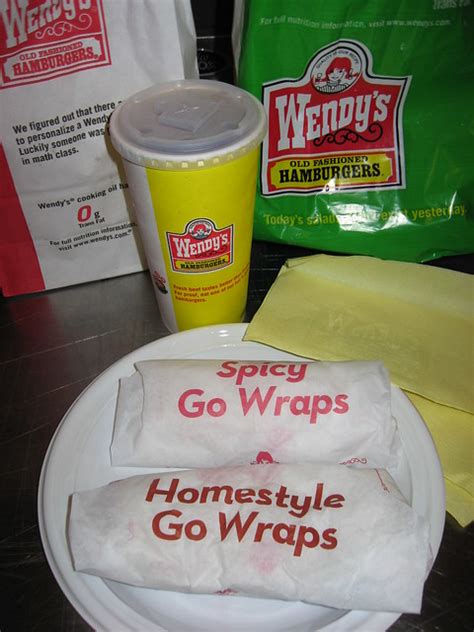 Check out these easy chicken sandwich recipes. Wendy's: Spicy chicken go wrap, homestyle chicken go wrap ...