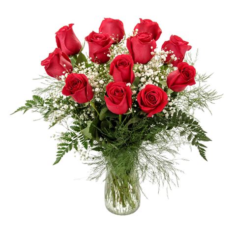Save On Roses Red Arrangement With Vase Order Online Delivery Stop And Shop