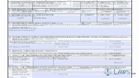 Learn How To Fill The Dd Form 200 Financial Liability Investigation Of