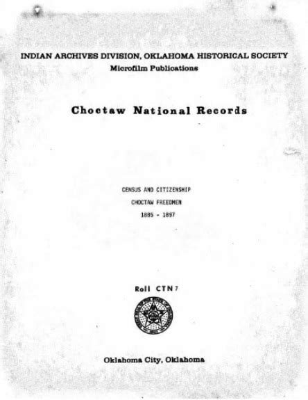 Choctaw Freedmen History And Legacy Pre Citizenship Records Of Choctaw