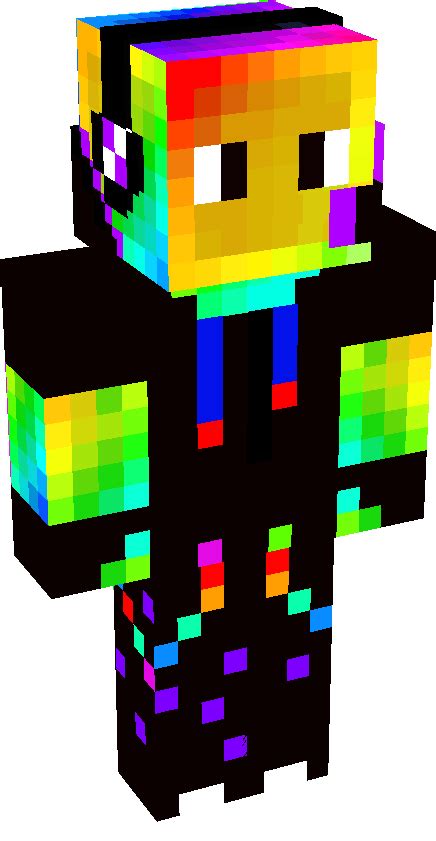 Minecraft Skin Editor Rainbow Skin Tynker