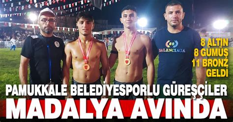 Pamukkale Belediyesporlu güreşçilerden 27 madalya denizlihaber com