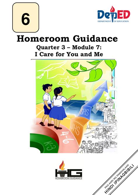 Homeroom Guidance Quarter Grade Module I Care For You And Me Homeroom Guidance