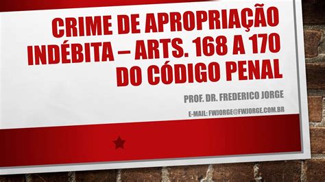 Apropriação Indébita Ação Penal