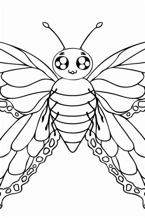 Life Cycle Of A Butterfly Coloring Page Coloring Home