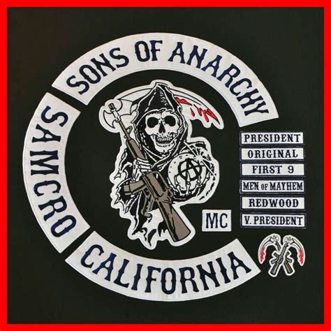 Sons Of Anarchy Motorcycle Club Redwood Original Samcro