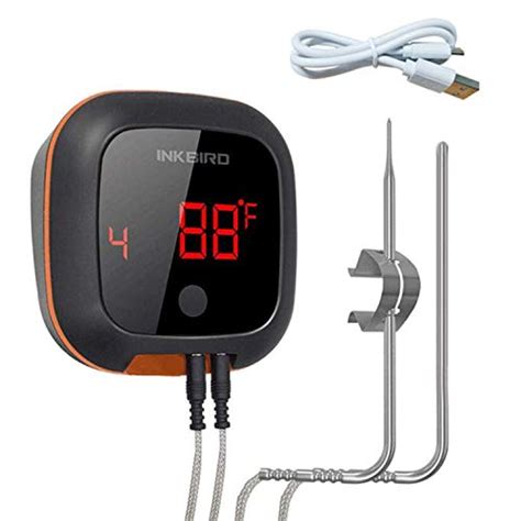 Inkbird Wireless Bluetooth Thermometer Wtwo Probes Bbq Finds