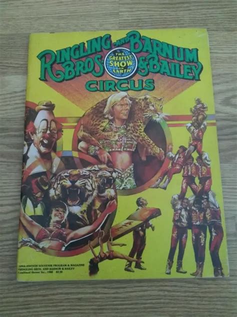 Vtg Th Ringling Bros Barnum Bailey Circus Souvenir Program W