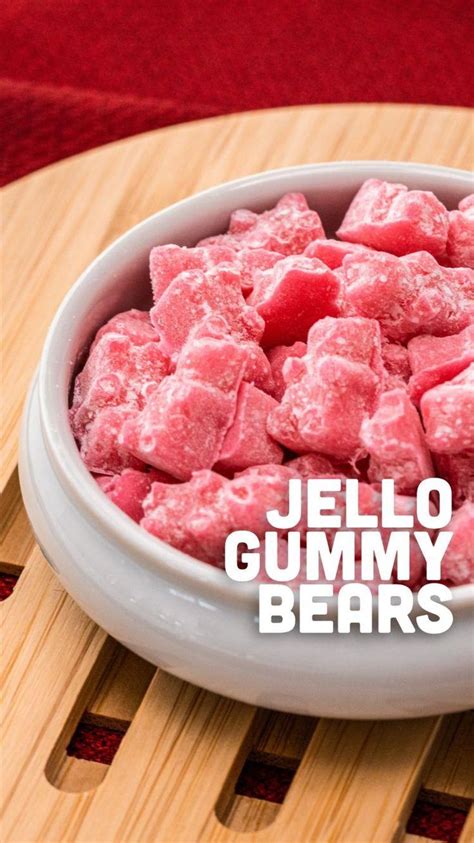 Jello Gummy Bears Recipe Homemade Gummy Bear Recipe Gummies Recipe Cooking Panda Gummy Bears