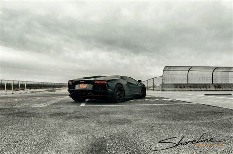 Matte Black Lamborghini Aventador Roadster By Shoreline