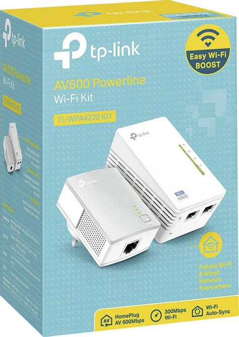 Tp Link Av600 300mbps Powerline Wi Fi Extender Starter Kit Powerline