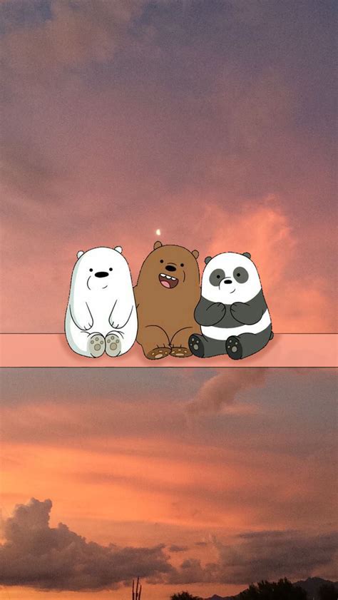 Wallpaper Aestetic | Bear wallpaper, We bare bears wallpapers