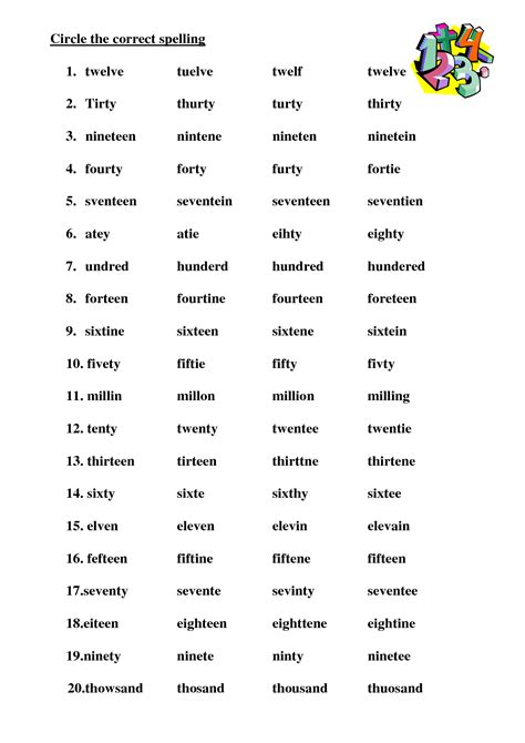 Th Grade Spelling Words Printable Worksheets Worksheeto Com Sexiz Pix