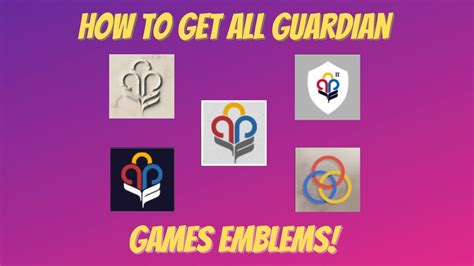 Destiny 2 How To Get All Guardian Games Emblems L Season Of The