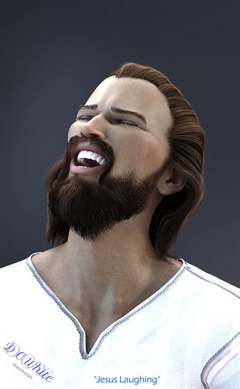 Jesus Laughing Digital Art By Duane White