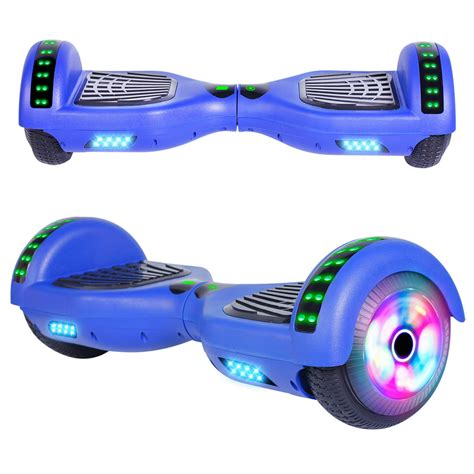 sisigad bluetooth hoverboard 6 5 two wheel self balancing hoverboard with led lights electric