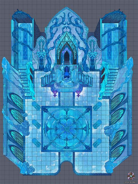 Ice Throne Battle Map By Hassly On Deviantart