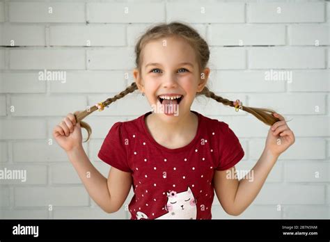 Blonde Pigtails Hi Res Stock Photography And Images Alamy