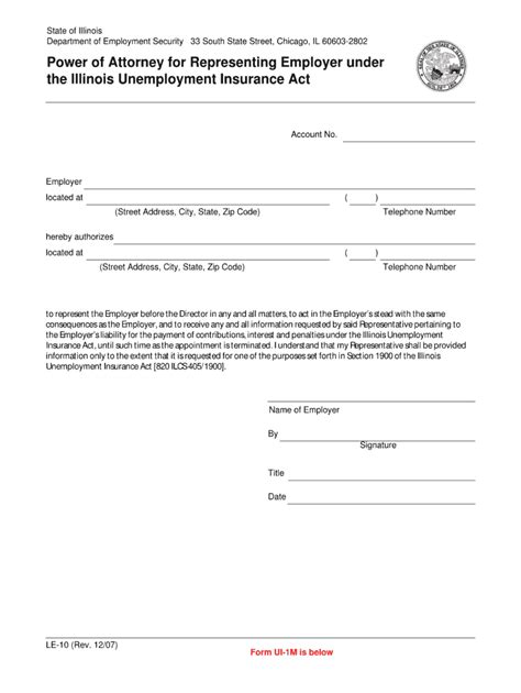 Illinois Power Of Attorney Fill And Sign Printable Template Online