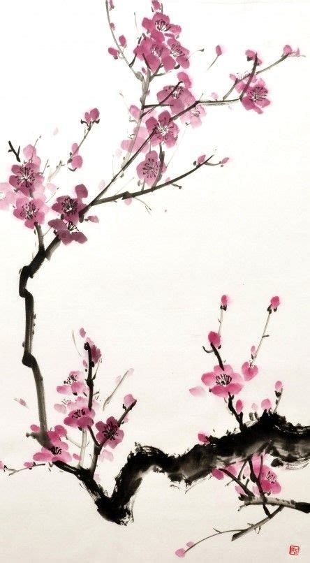 Pin By Sharif Ishnin On Sakura Cherry Blossom Art Blossoms Art